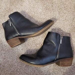 Kensie Black Ankle Boots Size 7.5